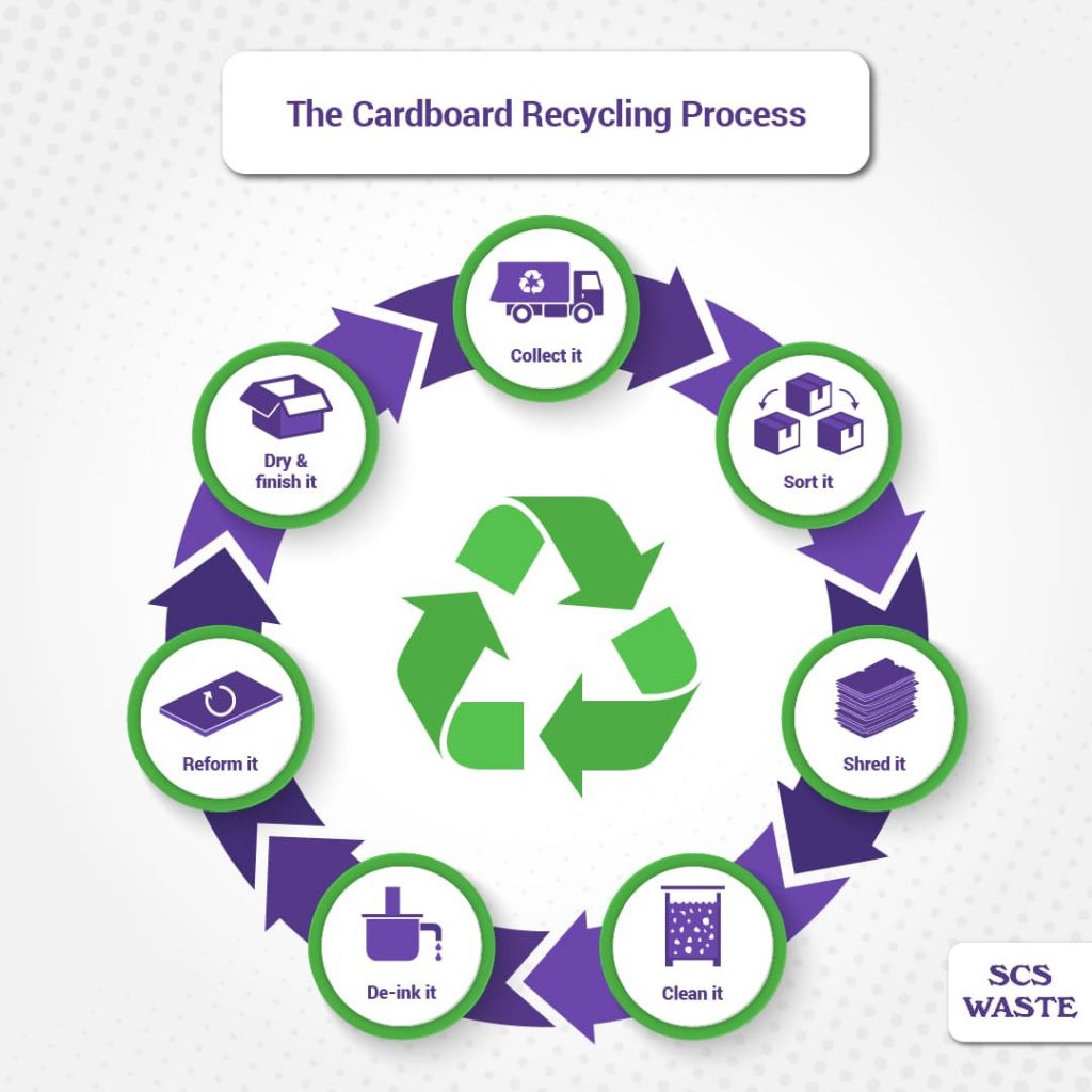How is cardboard recycled? The process - SCS Waste